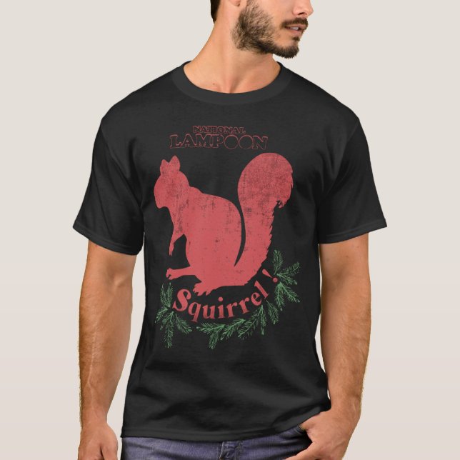 Camiseta National Lampoon Squirrel divertido (Anverso)