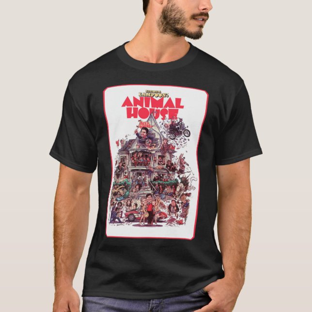 Camiseta National Lampoons Animal House Cover retro (Anverso)