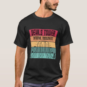 Camiseta National Monument Devils Tower In Wyoming Hiking N