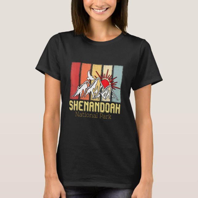 Camiseta National Park Shenandoah Souvenir Mountains Hike V (Anverso)