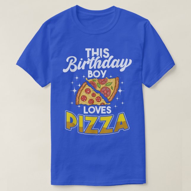 Camiseta National Pizza Day Birthday Boy Food Pun Cheese Pi (Diseño del anverso)