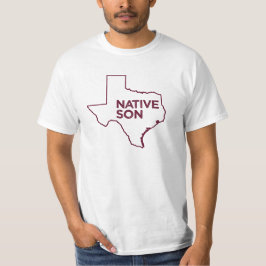 Camiseta nativa de Tejas del hijo