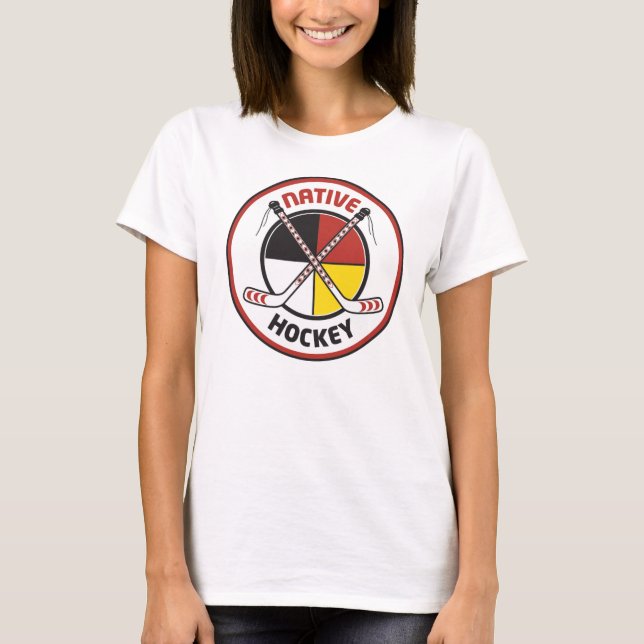 Camiseta nativa del hockey - mujeres (Anverso)