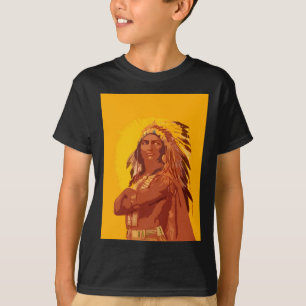 Camiseta nativa estadounidense