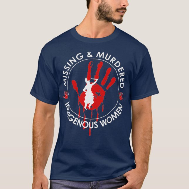 Camiseta Nativa indígena desaparecida y asesinada (Anverso)