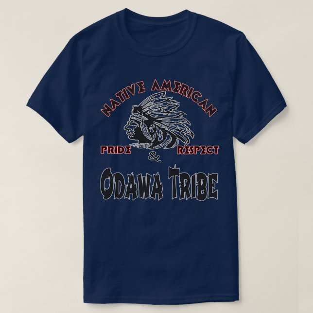 Camiseta Native American Odawa Tribe  (Diseño del anverso)
