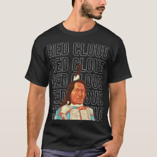 Camiseta Native American Red Cloud Cool Design