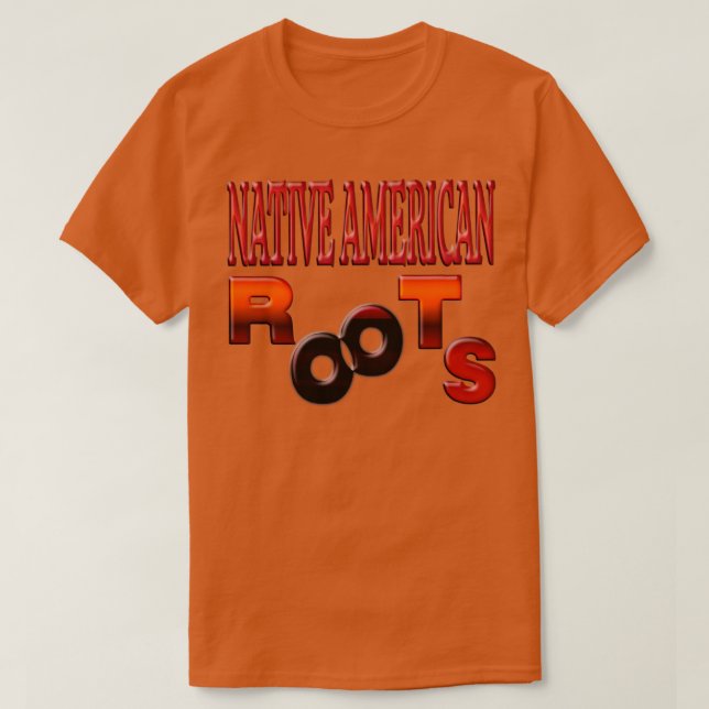 CAMISETA NATIVE AMERICAN ROOTS NATIVE AMERICANS DAY (Diseño del anverso)