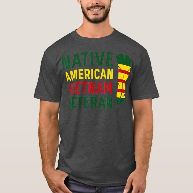 Camiseta Native American Vietnam Veteran (Anverso)