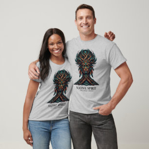 Camiseta Native Spirit Sabiduría Ancestral Natural