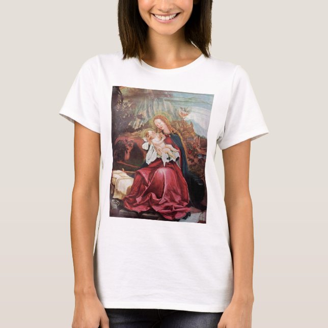 CAMISETA NATIVIDAD CON ÁNGELES - MAGIA DE NAVIDADES (Anverso)