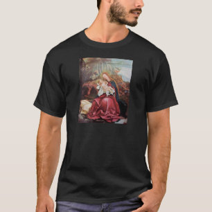 CAMISETA NATIVIDAD CON ÁNGELES - MAGIA DE NAVIDADES