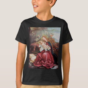 CAMISETA NATIVIDAD CON ÁNGELES - MAGIA DE NAVIDADES