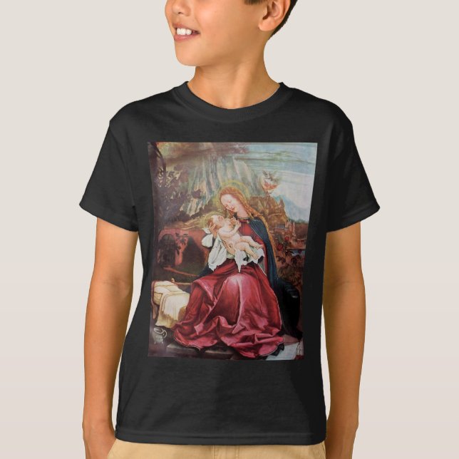 CAMISETA NATIVIDAD CON ÁNGELES - MAGIA DE NAVIDADES (Anverso)
