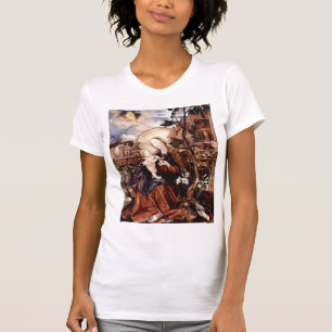 CAMISETA NATIVIDAD CON LILLAS BLANCAS - MAGIA DE NAVIDADES