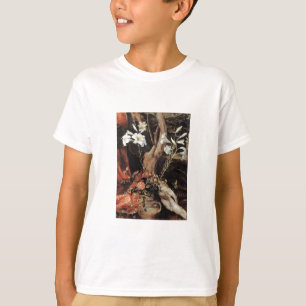 CAMISETA NATIVIDAD CON LILLAS BLANCAS - MAGIA DE NAVIDADES