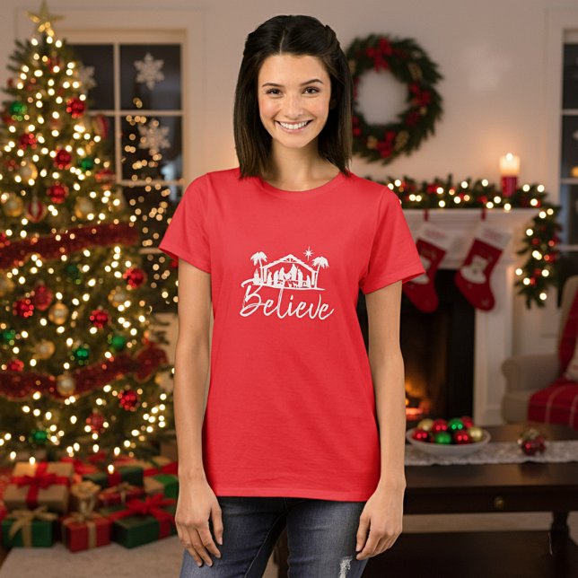 Camiseta Natividad Creer (Subido por el creador)