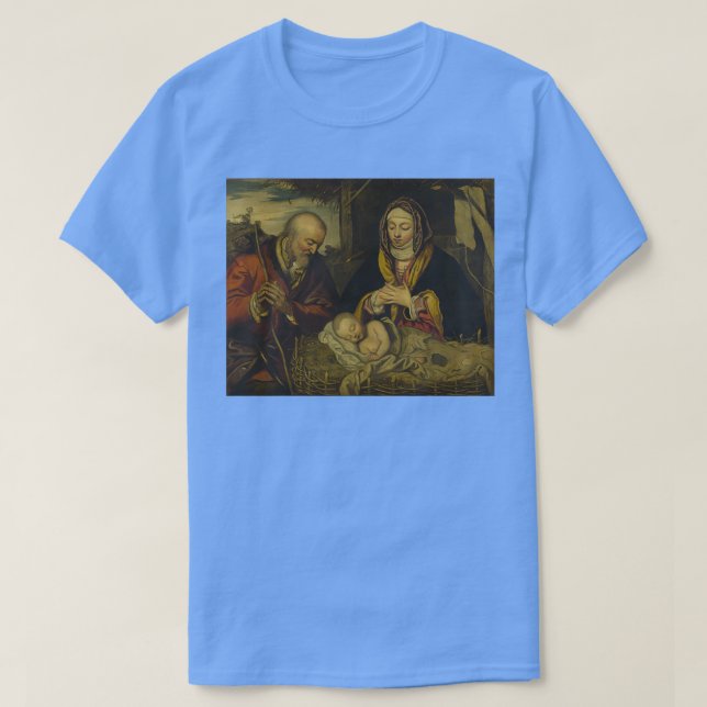 Camiseta Natividad en Hues de Oro (Diseño del anverso)