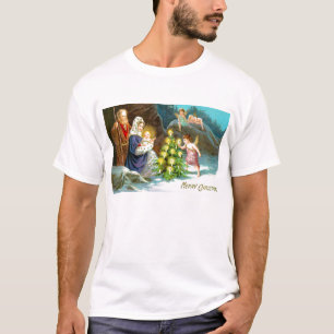 Camiseta Natividad en la nieve