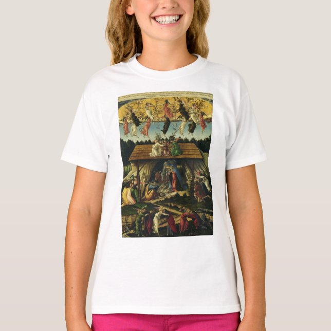 Camiseta Natividad mística de Sandro Botticelli (Anverso)