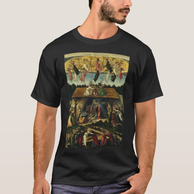 Camiseta Natividad mística de Sandro Botticelli (Anverso)