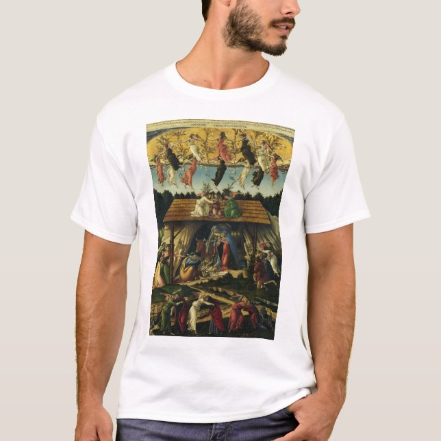 Camiseta Natividad mística de Sandro Botticelli (Anverso)
