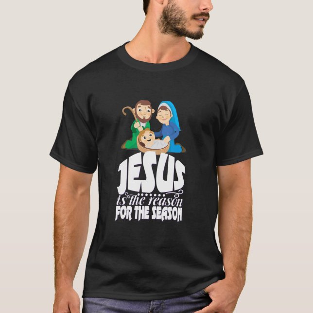 Camiseta Natividad navidades Nacimiento de Jesucristo (Anverso)