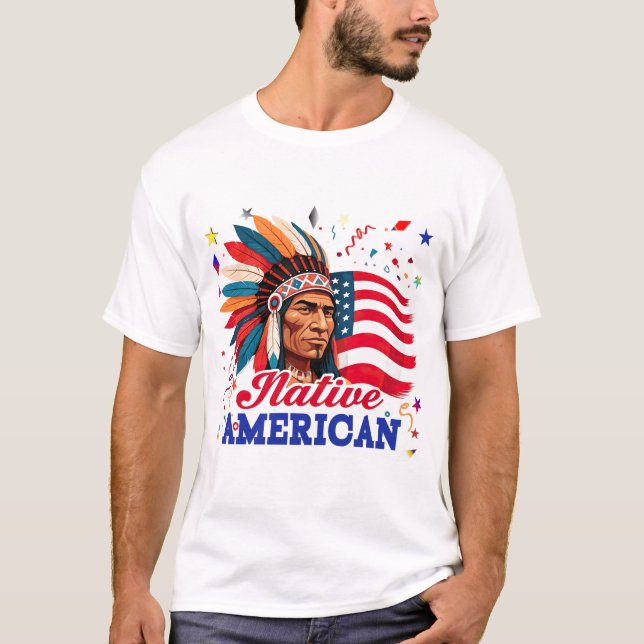 Camiseta "Nativo Americano" (Anverso)