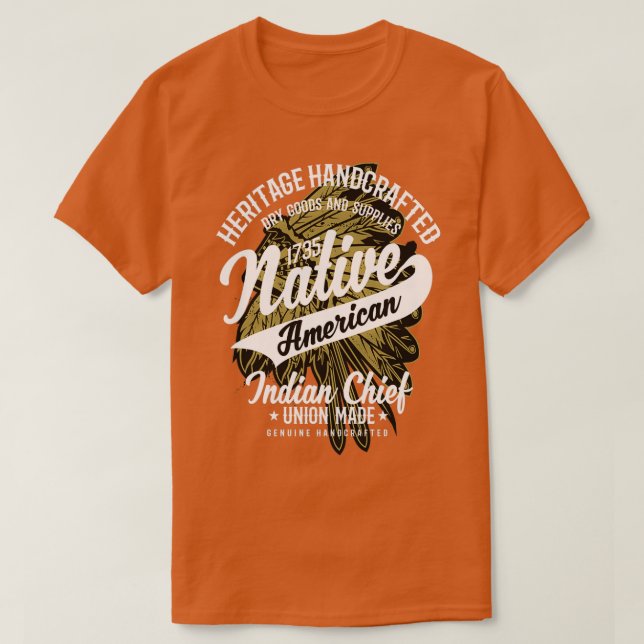 Camiseta Nativo americano 2 (2) (Diseño del anverso)