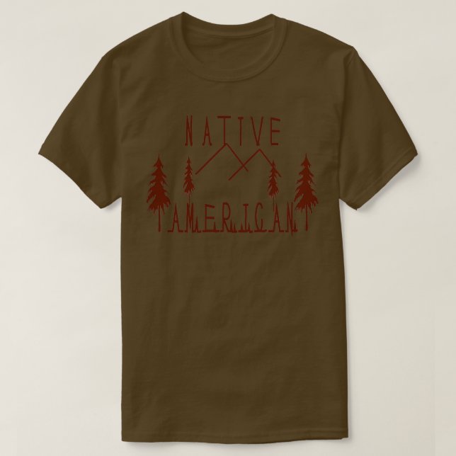 Camiseta Nativo americano 54 (Diseño del anverso)