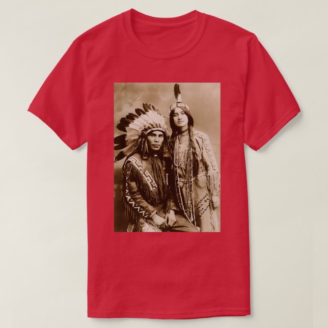Camiseta Nativo americano 69 (Diseño del anverso)