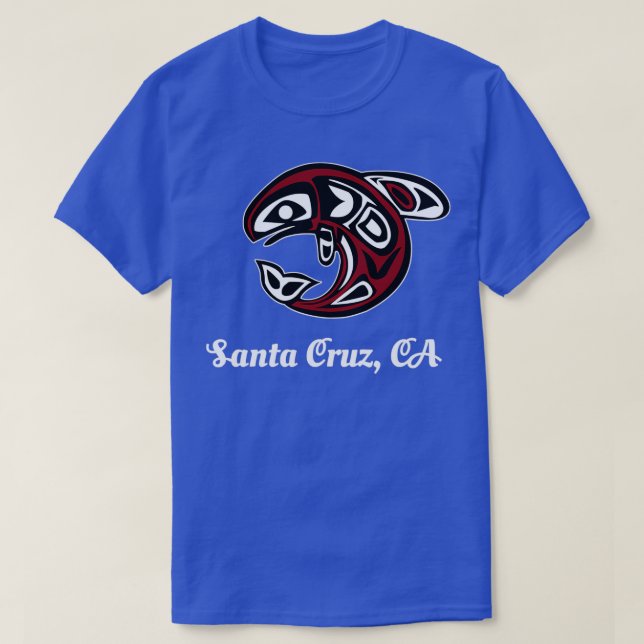 Camiseta Nativo americano Cruz Santa Ca Tribal (2) (Diseño del anverso)
