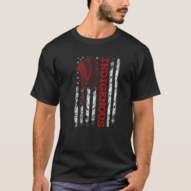 Camiseta Nativo americano del Día de los Pueblos Indígenas (Anverso)