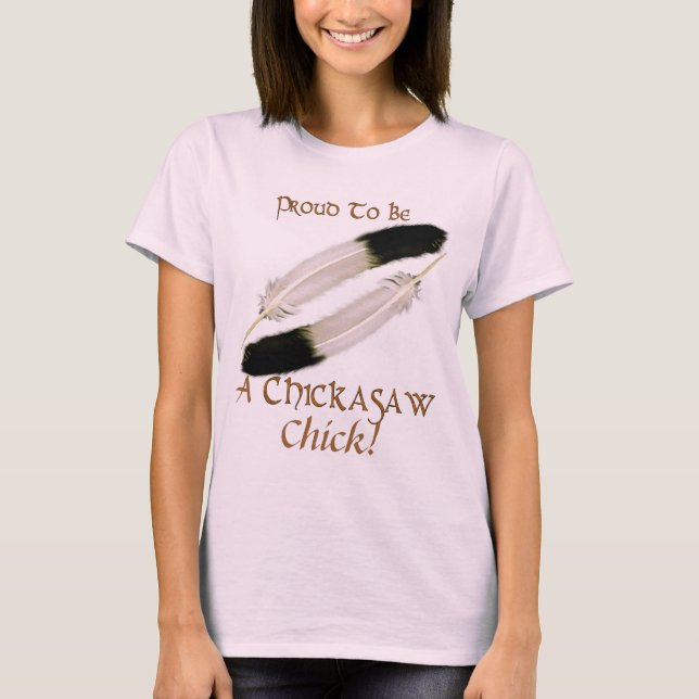 Camiseta Nativo-americano 'ORGULLOSO DE SER UNA CHICA DE CH (Anverso)