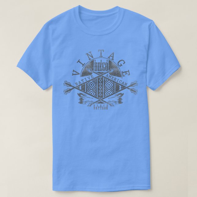 Camiseta Nativo americano vintage (2) (Diseño del anverso)