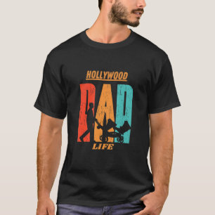 Camiseta Nativo de Hollywood Bandera Estatal divertida papá