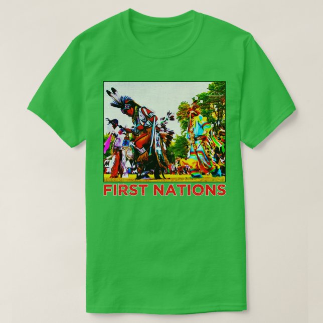 Camiseta Nativo de las Naciones Originarias Potawatomi HoCh (Diseño del anverso)