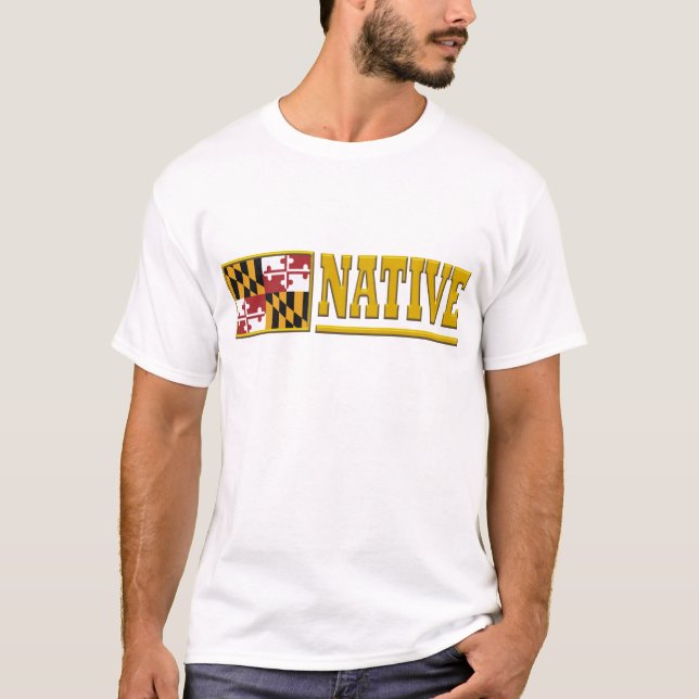 Camiseta Nativo de Maryland (Anverso)