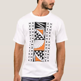 Camiseta Nativo del suroeste amanecer en Naranja