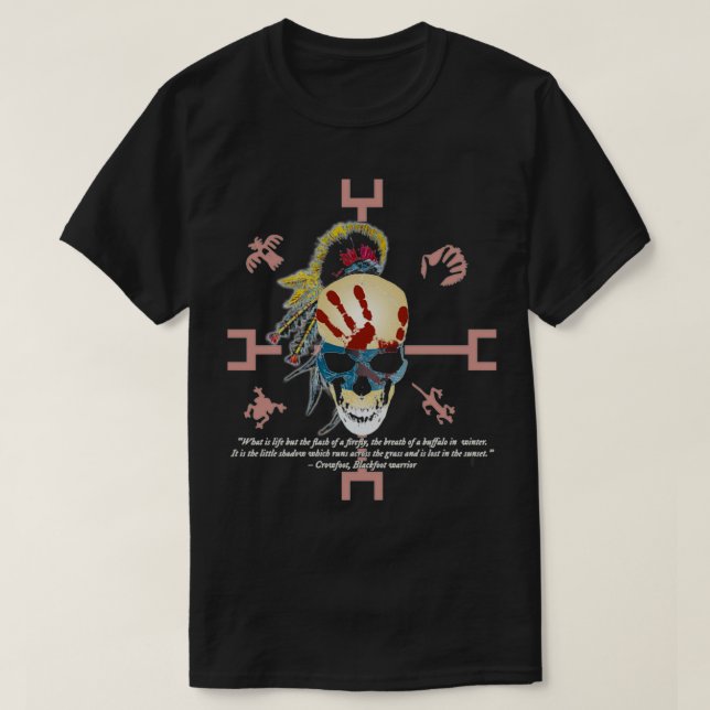 Camiseta Nativo Estadounidense Cita Cita Nativa Estadounide (Diseño del anverso)