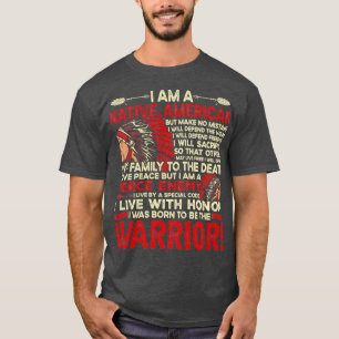 Camiseta Nativo Estadounidense Cita Soy Un Nativo Estadouni