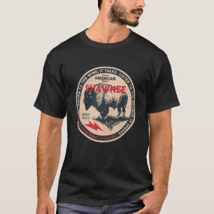 Camiseta Nativo nativo americano de Shawnee indio nacido li