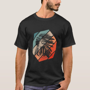 Camiseta Nativo nativo americano hexa retro vintage nativo