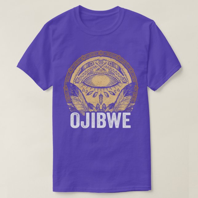 Camiseta Nativo ojibwe (Diseño del anverso)