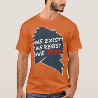Camiseta Nativos americanos existimos resistimos nos levant