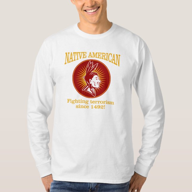 Camiseta Nativos americanos (luchando contra el terrorismo) (Anverso)