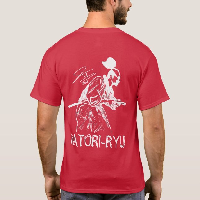 Camiseta Natori-ryu: Serie de la firma, Pawan Giri (blanco) (Reverso)