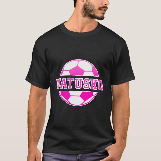Camiseta Natsuko Nombre Juega Fútbol Bolas de fans (Anverso)