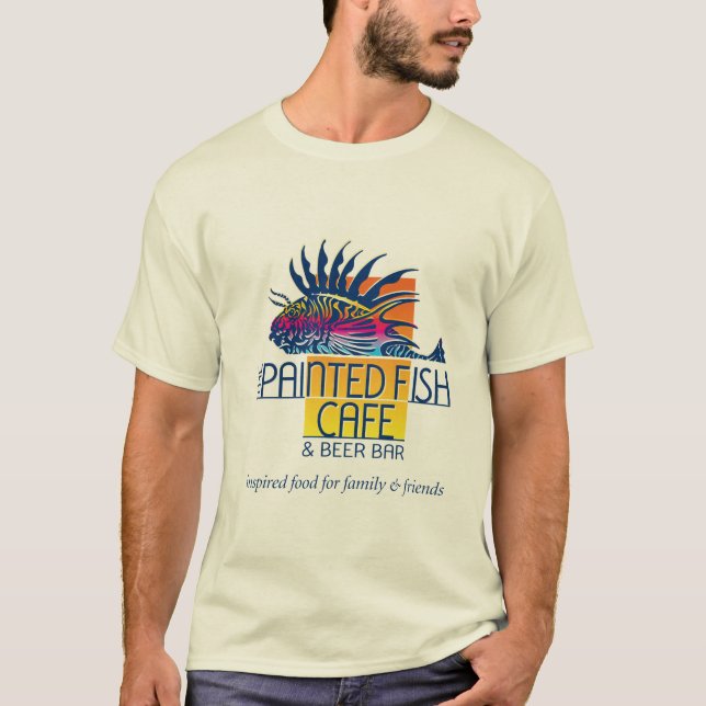 Camiseta natural básica con el logotipo de PFC (Anverso)