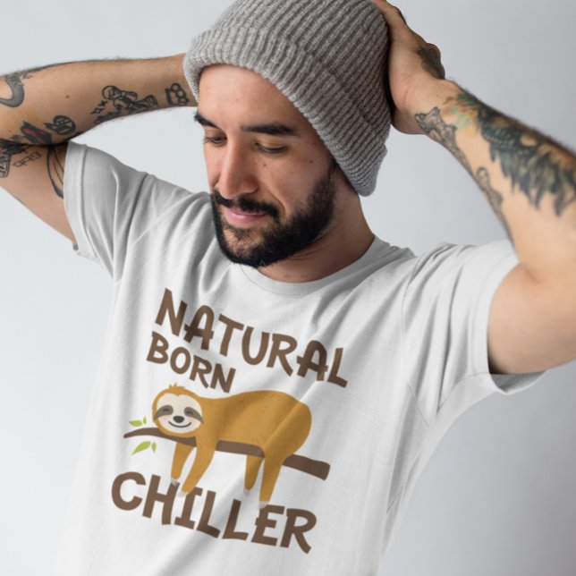 Camiseta Natural Born Chiller (natural born chiller sloth t-shirt)